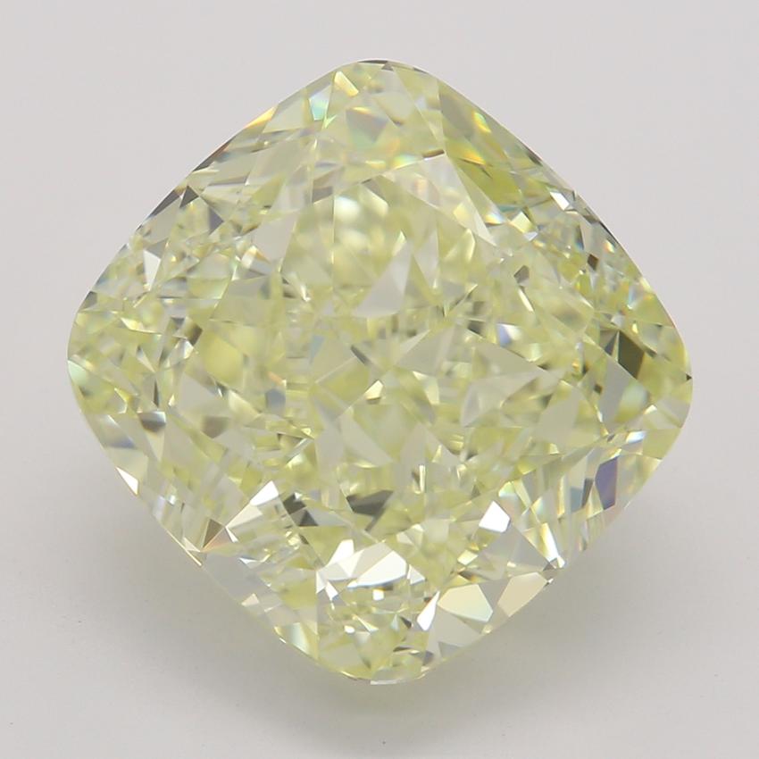 5.03 Ct. Fancy Light Yellow Cushion Diamond