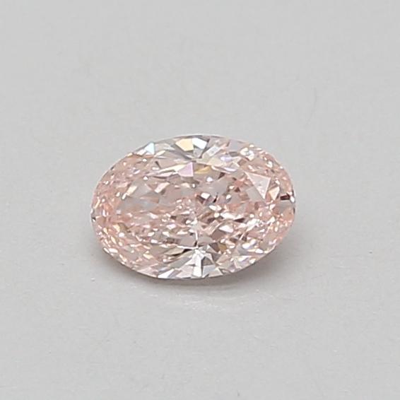 0.35 Ct. Fancy Intense Pink Oval Lab Grown Diamond