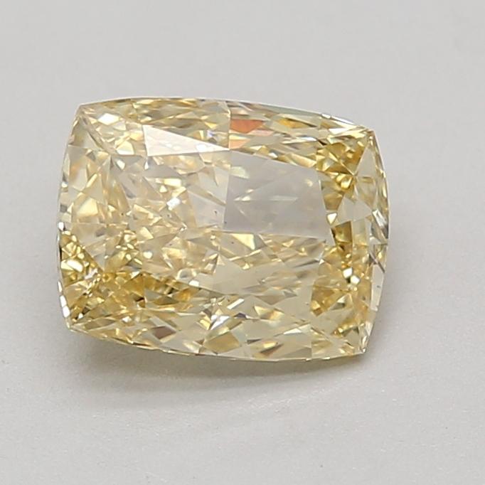 1.86 Ct. Fancy Intense Yellow Cushion Lab Grown Diamond