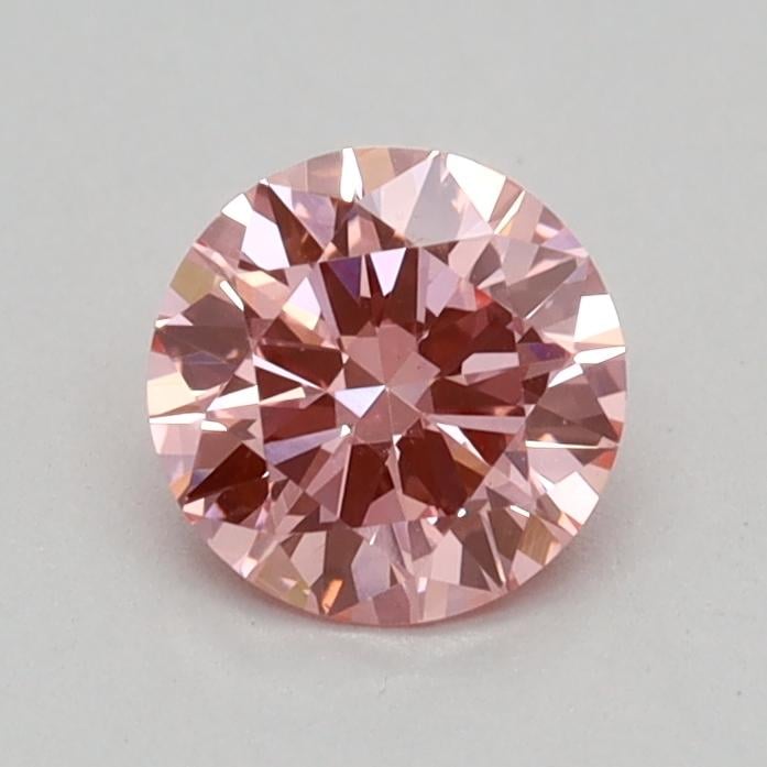 0.36 Ct. Fancy Vivid Pink Round Lab Grown Diamond