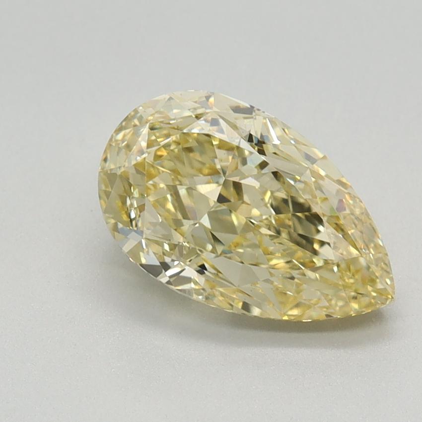 1.52 Ct. Fancy Intense Yellow Pear Lab Grown Diamond