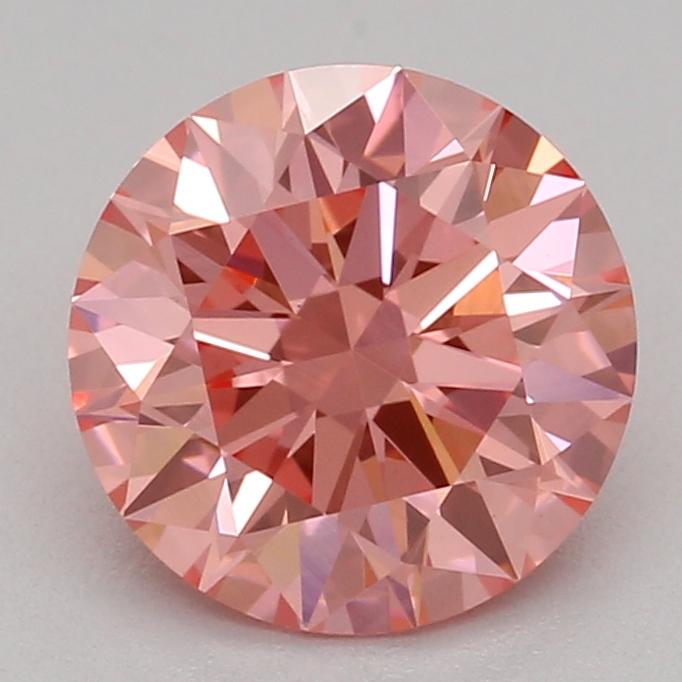 1.04 Ct. Fancy Vivid Pink Round Lab Grown Diamond