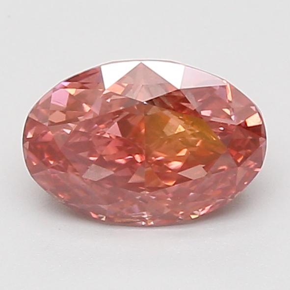 1.45 Ct. Fancy Deep Pink Oval Lab Grown Diamond