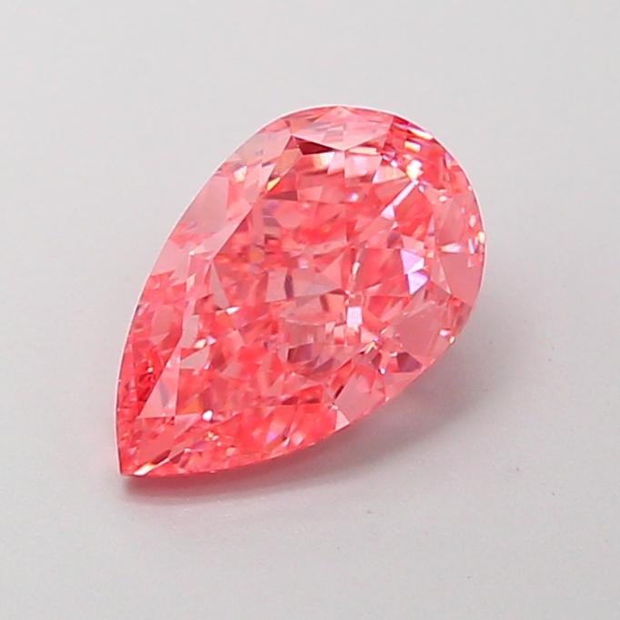 1.53 Ct. Fancy Vivid Pink Pear Lab Grown Diamond