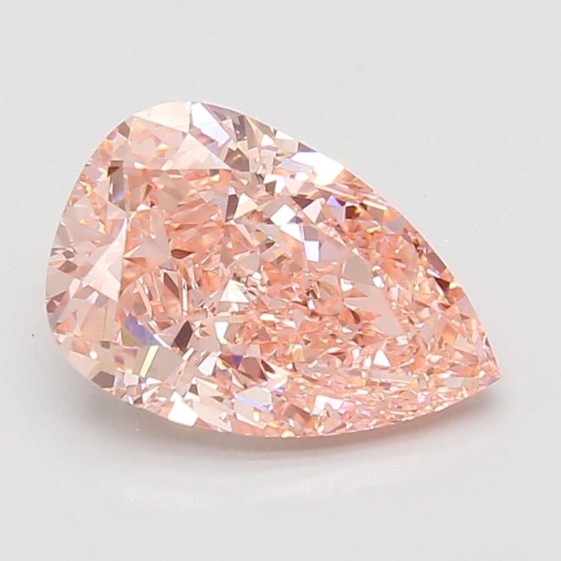 3.01 Ct. Fancy Vivid Pink Pear Lab Grown Diamond