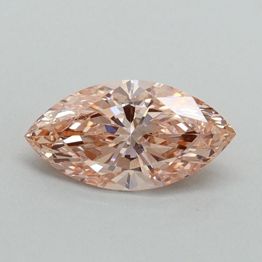 0.73 Ct. Fancy Vivid Pink Marquise Lab Grown Diamond