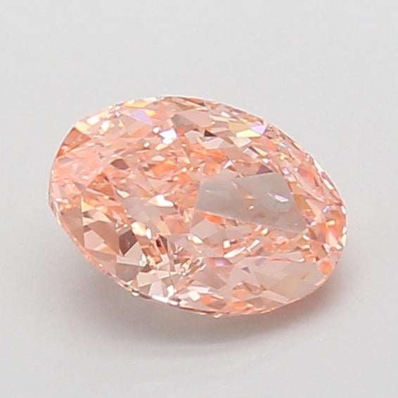 1.06 Ct. Fancy Vivid Pink Oval Lab Grown Diamond