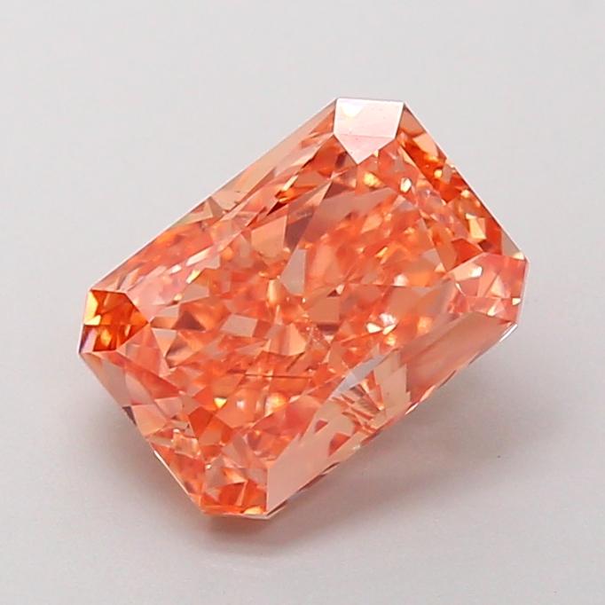 2.61 Ct. Fancy Orange Radiant Lab Grown Diamond