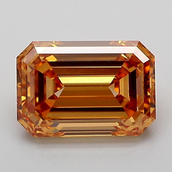 1.60 Ct. Fancy Light  Brown Emerald Lab Grown Diamond