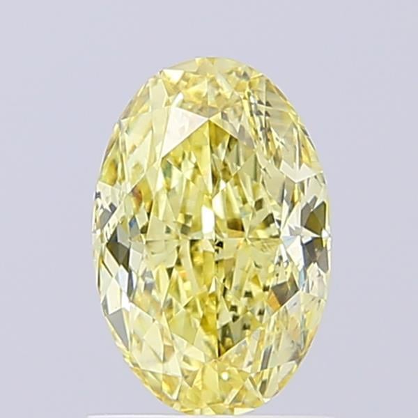 1.51 Ct. Fancy Yellow Oval Lab Grown Diamond