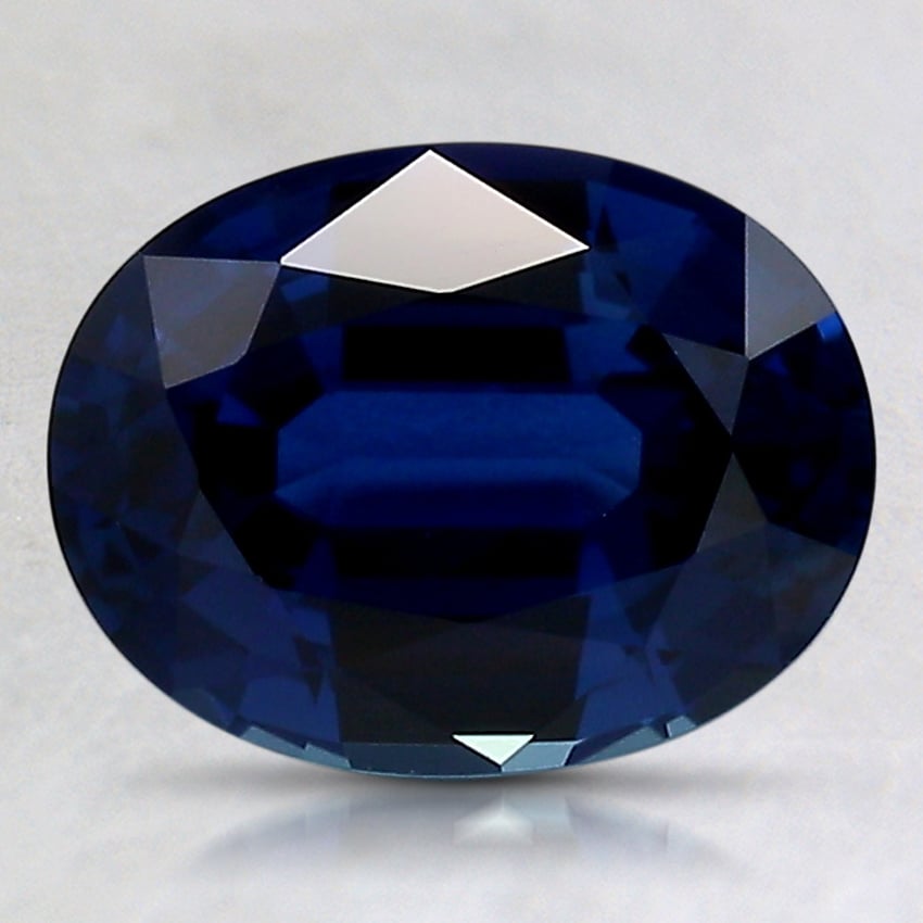 9.1x7mm Premium Blue Oval Sapphire