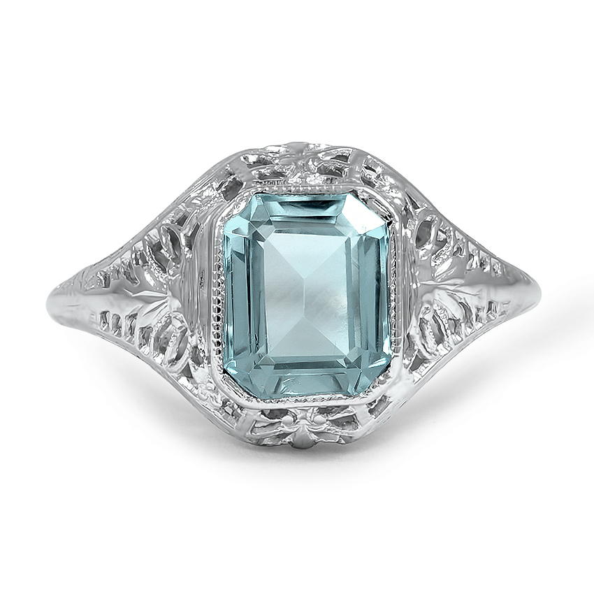 Edwardian Aquamarine Vintage Ring