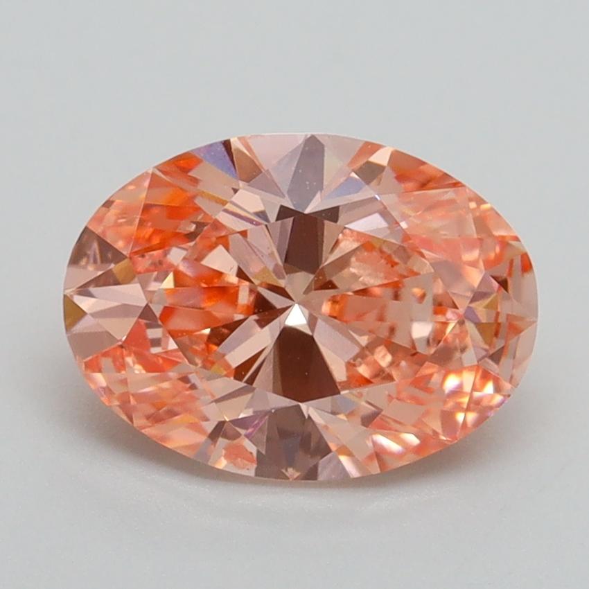 1.80 Ct. Fancy Vivid Pink Oval Lab Grown Diamond