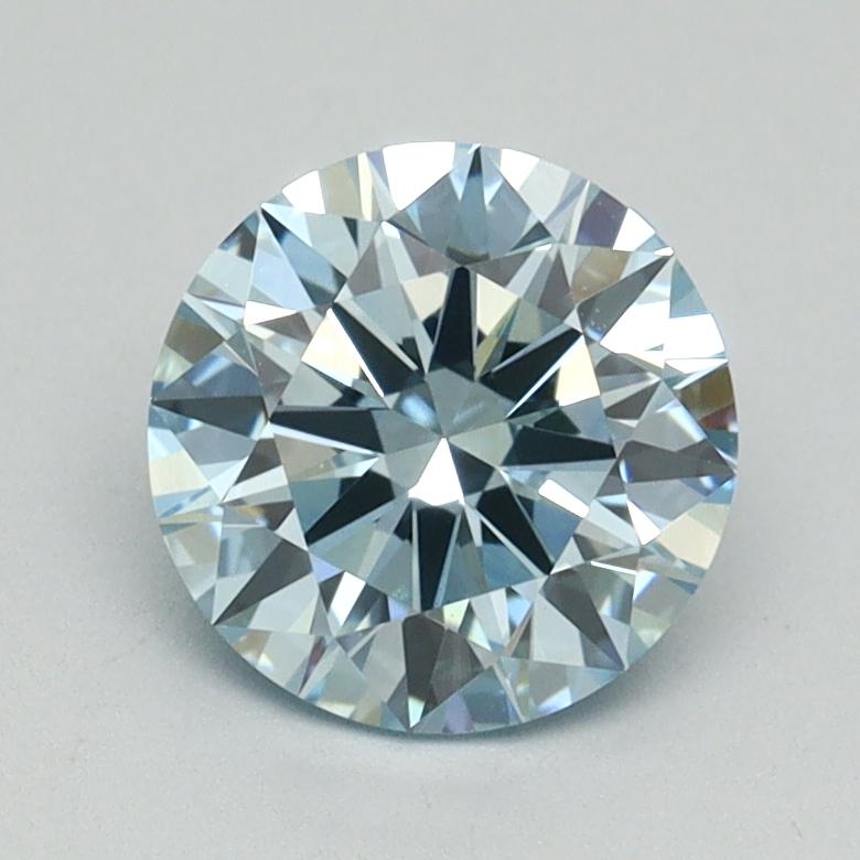 1.37 Ct. Fancy Intense Blue Round Lab Grown Diamond