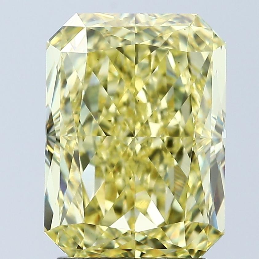 3.03 Ct. Fancy Vivid Yellow Radiant Lab Grown Diamond