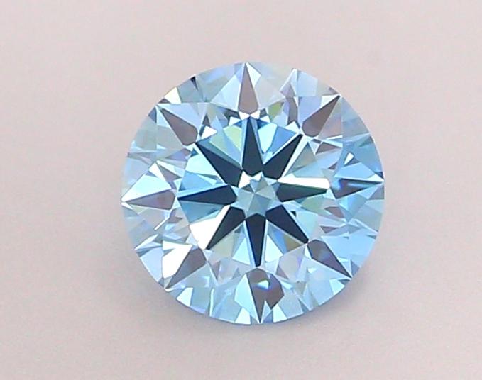 1.07 Ct. Fancy Vivid Blue Round Lab Grown Diamond