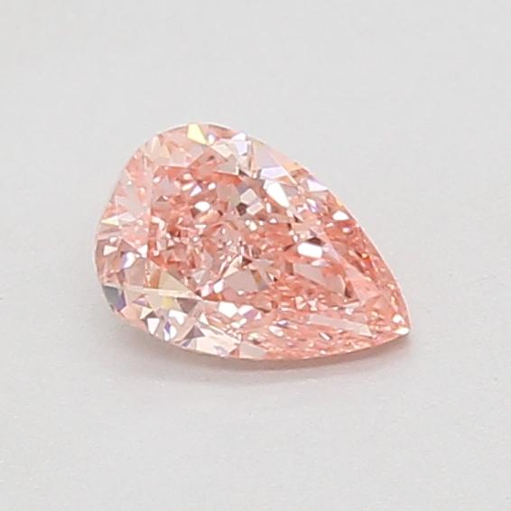 0.53 Ct. Fancy Vivid Pink Pear Lab Grown Diamond