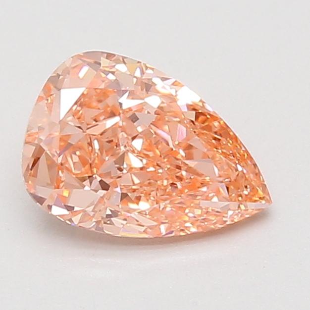 1.55 Ct. Fancy Vivid Pink Pear Lab Grown Diamond