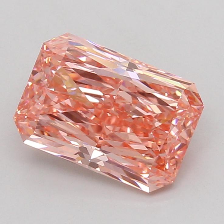 2.79 Ct. Fancy Vivid Pink Radiant Lab Grown Diamond