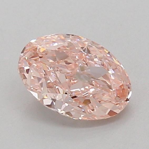 1.02 Ct. Fancy Vivid Pink Oval Lab Grown Diamond