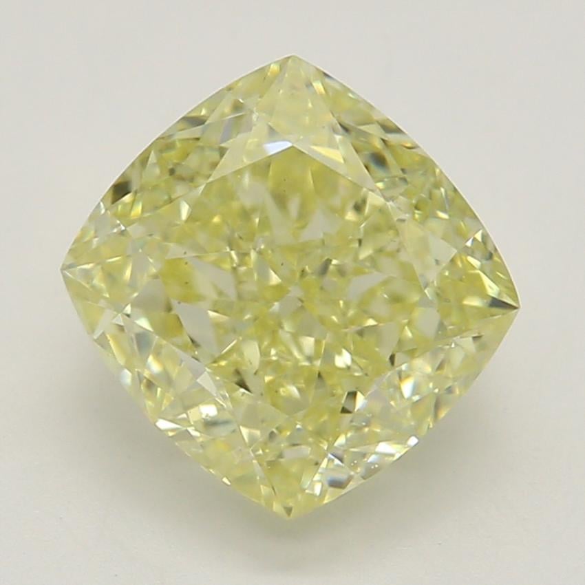1.51 Ct. Fancy Light Yellow Cushion Diamond