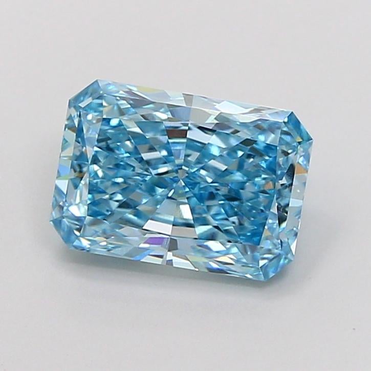 1.97 Ct. Fancy Vivid  Blue Radiant Lab Grown Diamond