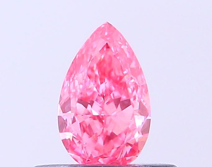 0.36 Ct. Fancy Vivid Pink Pear Lab Grown Diamond