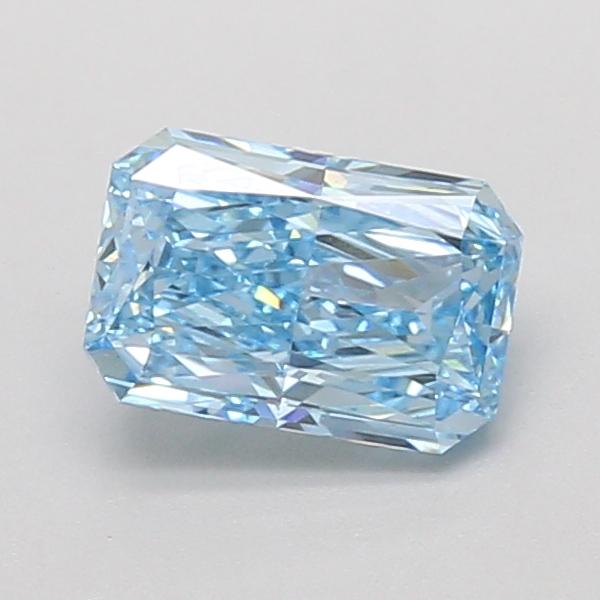 1.10 Ct. Fancy Vivid Blue Radiant Lab Grown Diamond