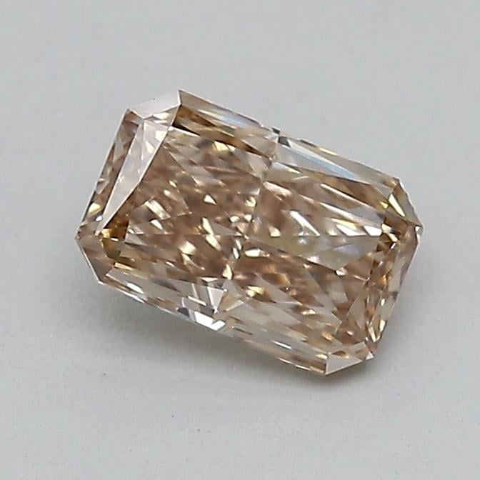 0.36 Ct. Light  Brown Radiant Lab Grown Diamond