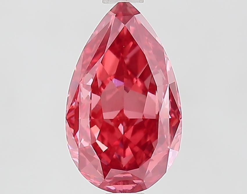 2.01 Ct. Fancy Vivid Pink Pear Lab Grown Diamond