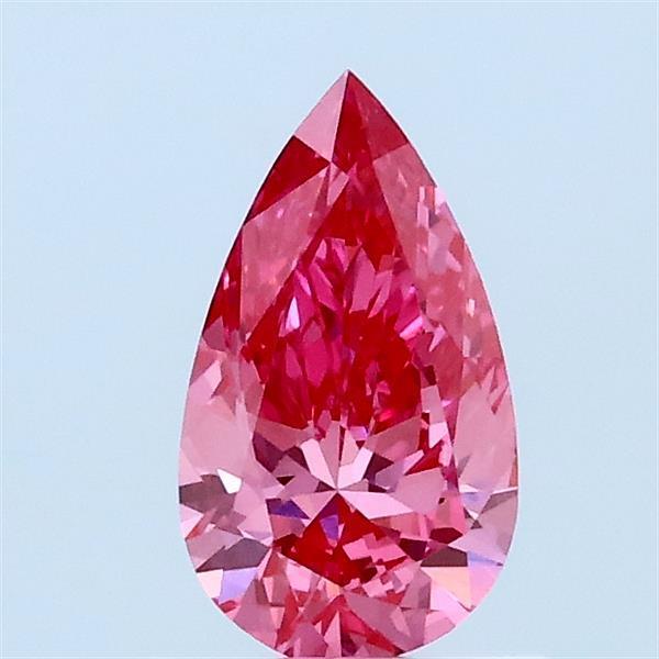 0.55 Ct. Fancy Vivid Pink Pear Lab Grown Diamond