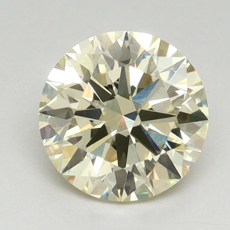 1.54 Ct. Light Yellow Round Lab Grown Diamond