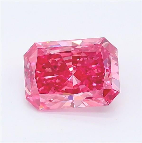 1.03 Ct. Fancy Vivid Pink Radiant Lab Grown Diamond
