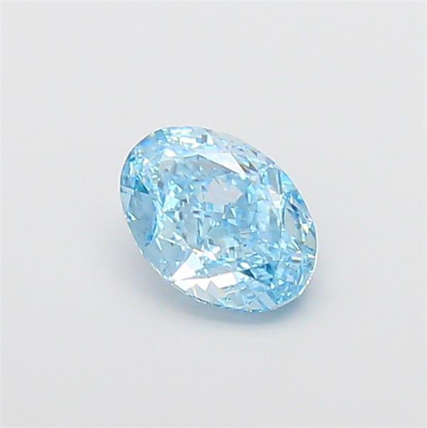 1.05 Ct. Fancy Vivid Blue Oval Lab Grown Diamond