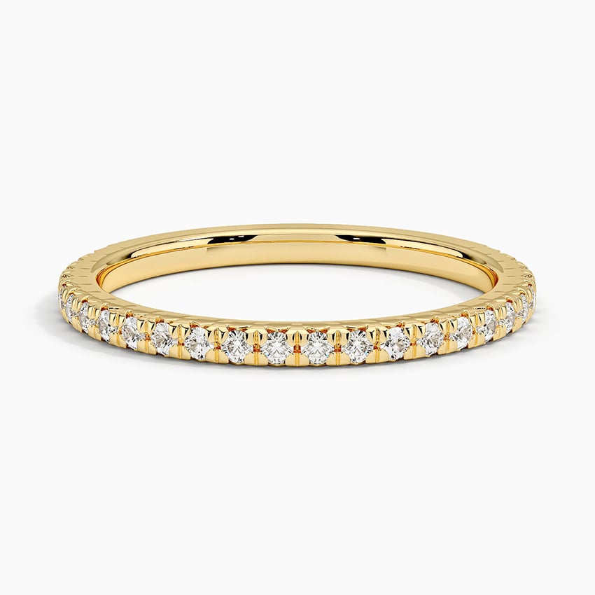 14K Yellow Gold Sonora Three-Quarter Coverage Diamond Ring (1/4 ct. tw.)