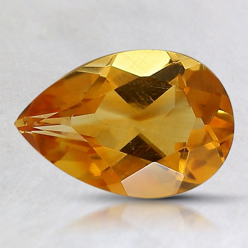 9x6.1mm Pear Citrine