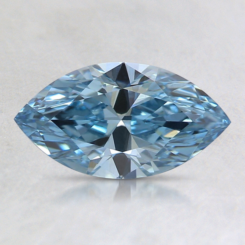 1.04 Ct. Fancy Blue Marquise Lab Created Diamond