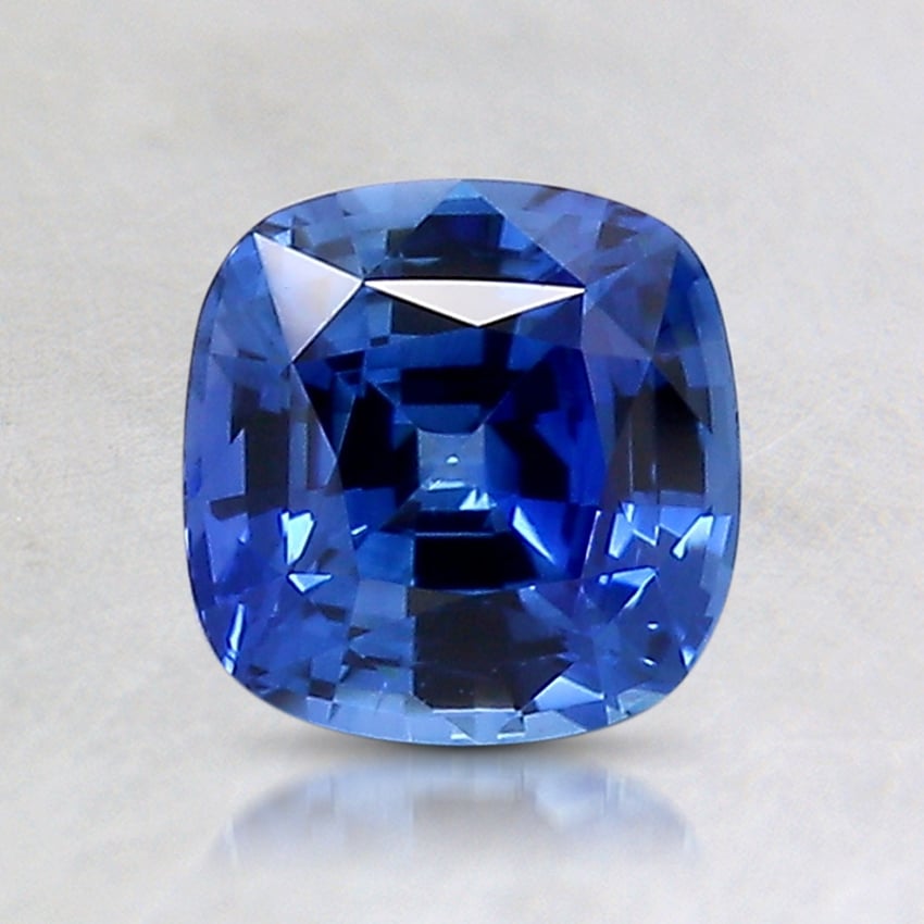 6.1mm Blue Cushion Sapphire