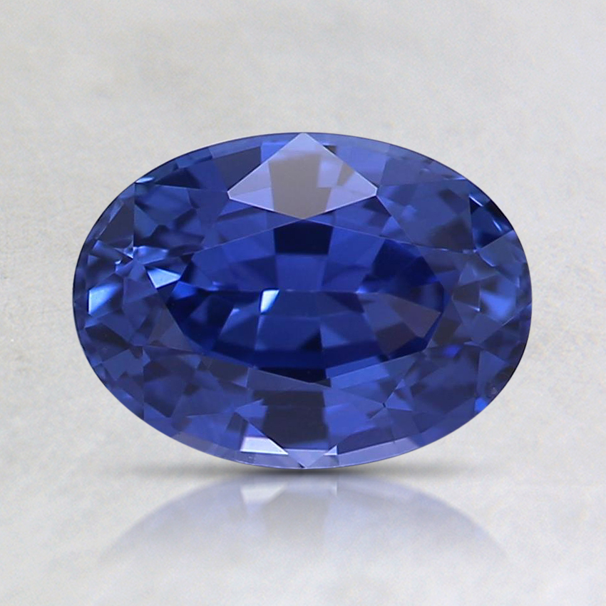 7.6x5.6mm Premium Blue Oval Sapphire