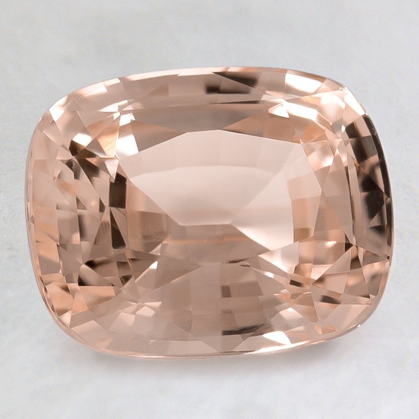 9x7mm Premium Peach Cushion Sapphire