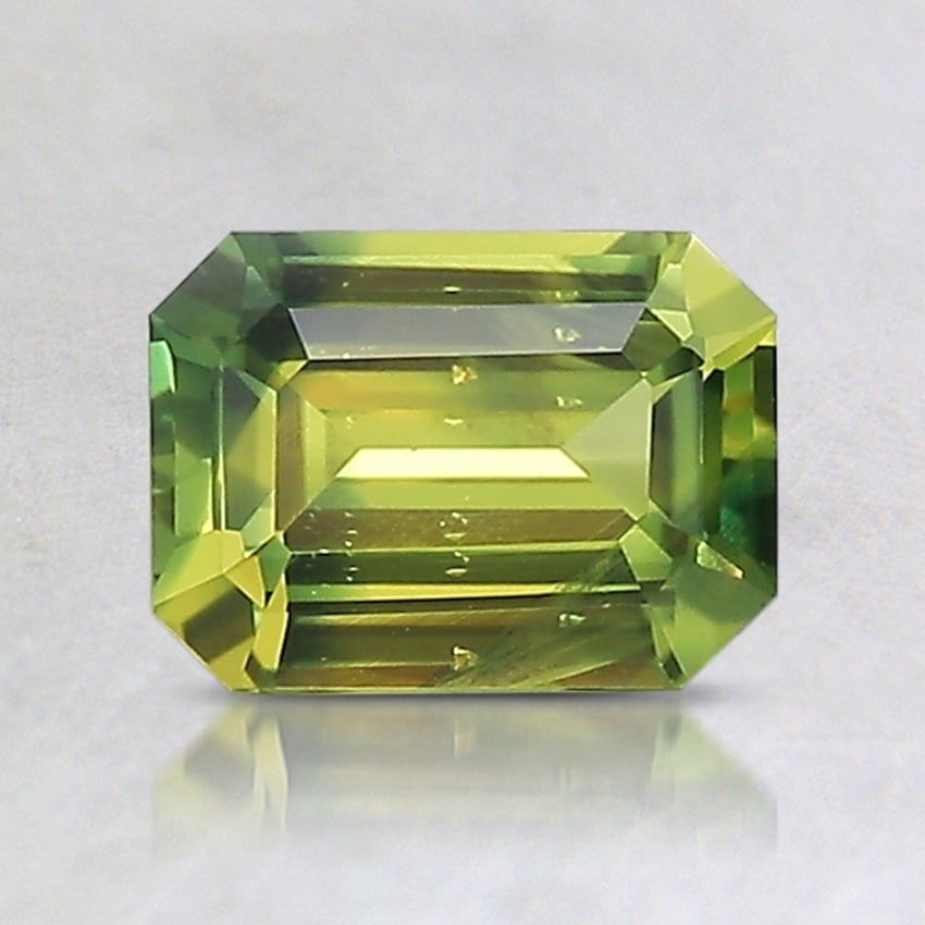 6.9x5.1mm Parti-Color Emerald Sapphire