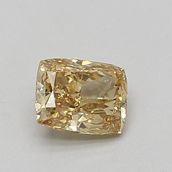 0.60 Ct. Fancy Yellow Cushion Lab Grown Diamond