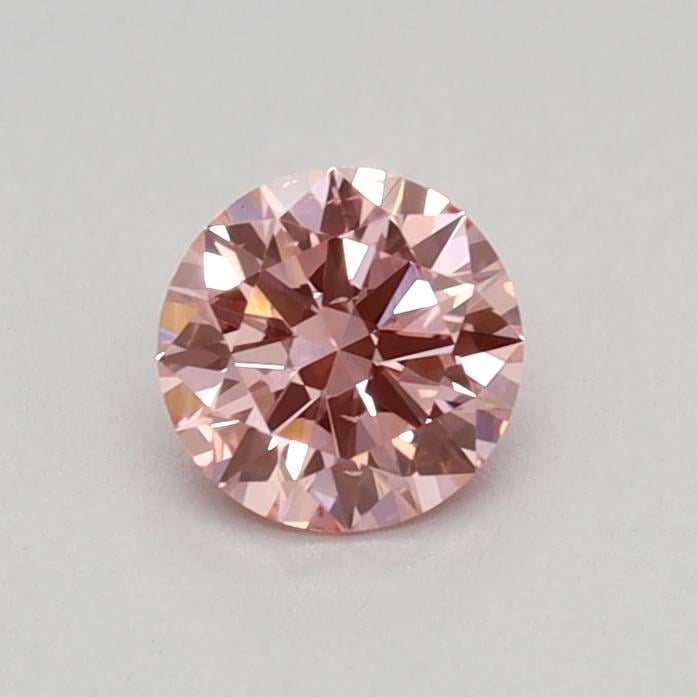 0.31 Ct. Fancy Vivid Pink Round Lab Grown Diamond