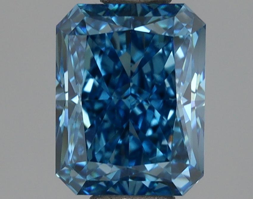 1.27 Ct. Fancy Vivid Blue Radiant Lab Grown Diamond