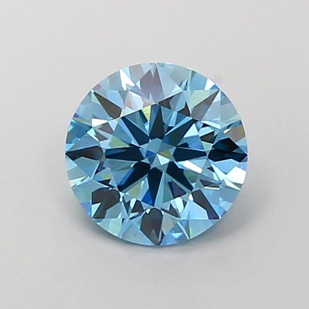 1.18 Ct. Fancy Vivid  Blue Round Lab Grown Diamond