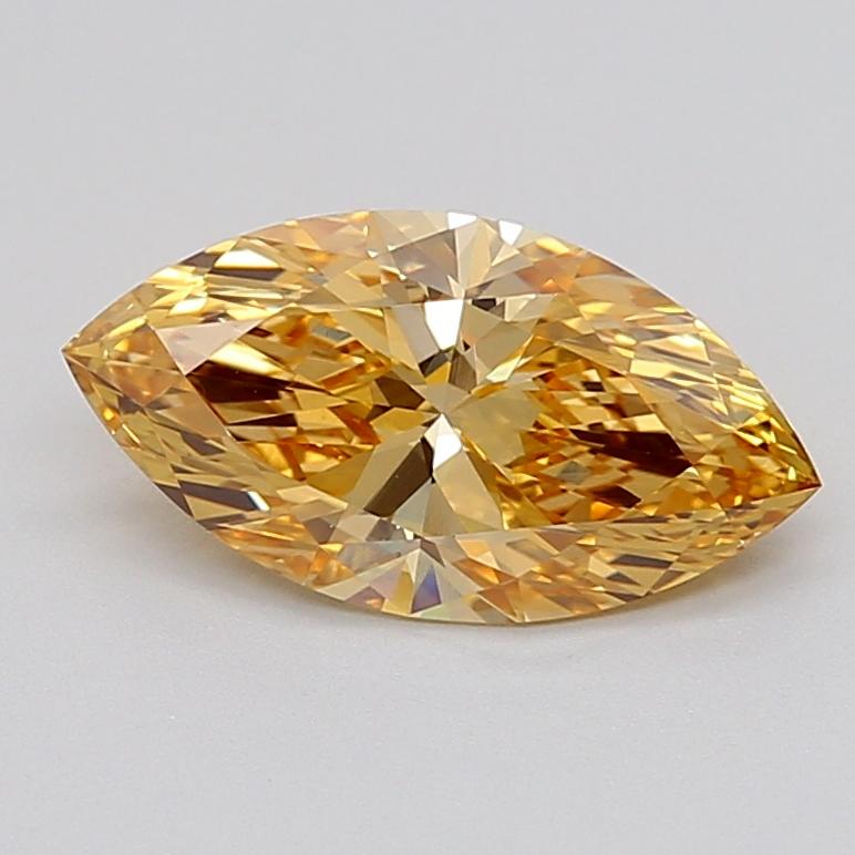 2.04 Ct. Fancy Intense  Yellow Marquise Lab Grown Diamond
