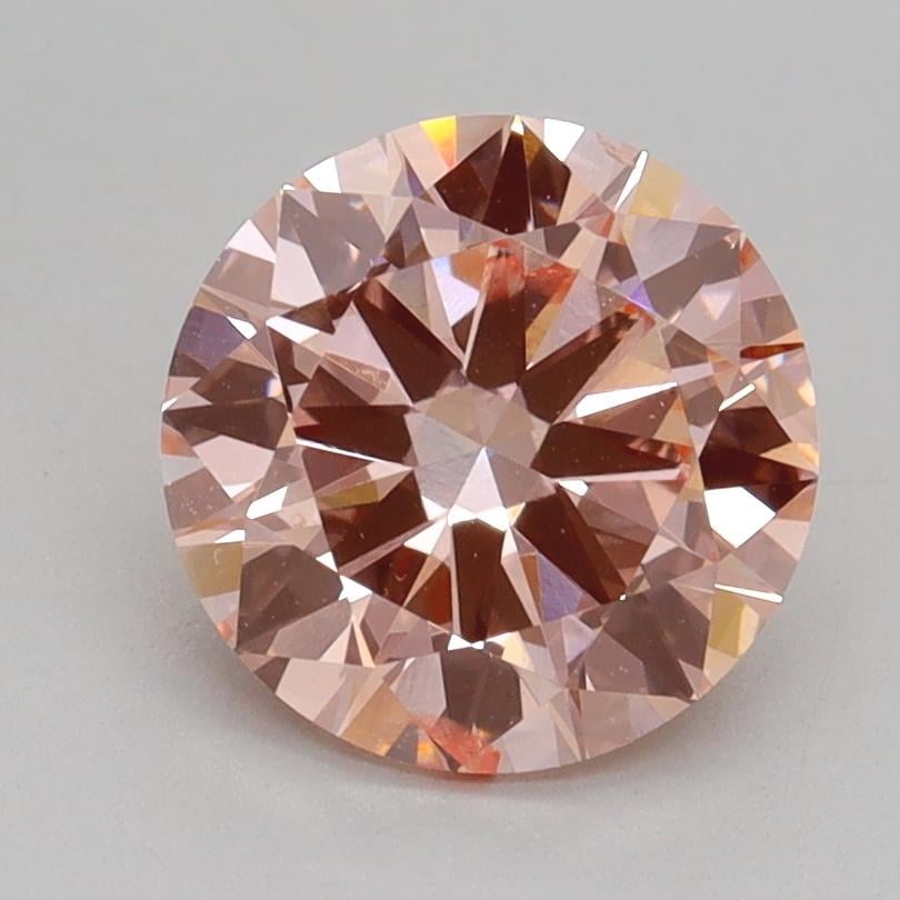 1.80 Ct. Fancy Intense Pink Round Lab Grown Diamond