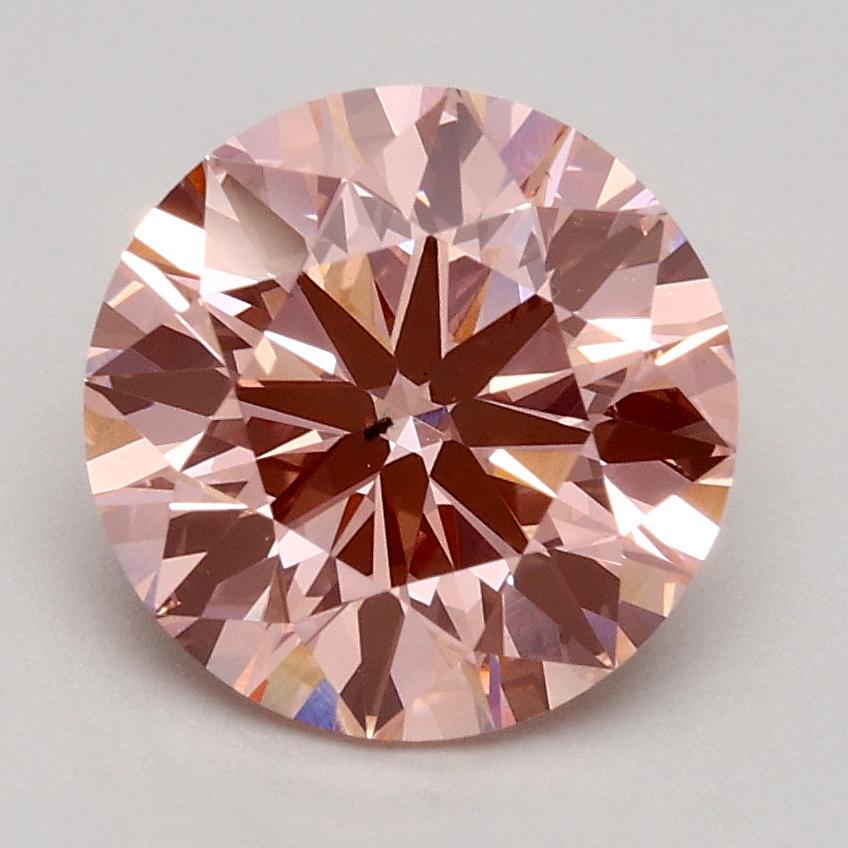 1.83 Ct. Fancy Intense Pink Round Lab Grown Diamond