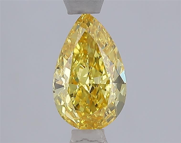 1.02 Ct. Fancy Vivid Yellow Yellow Pear Lab Grown Diamond