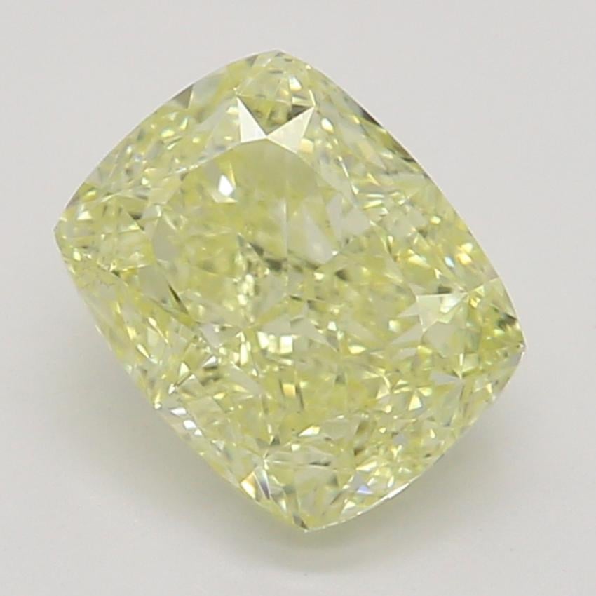 0.72 Ct. Fancy Yellow Cushion Diamond
